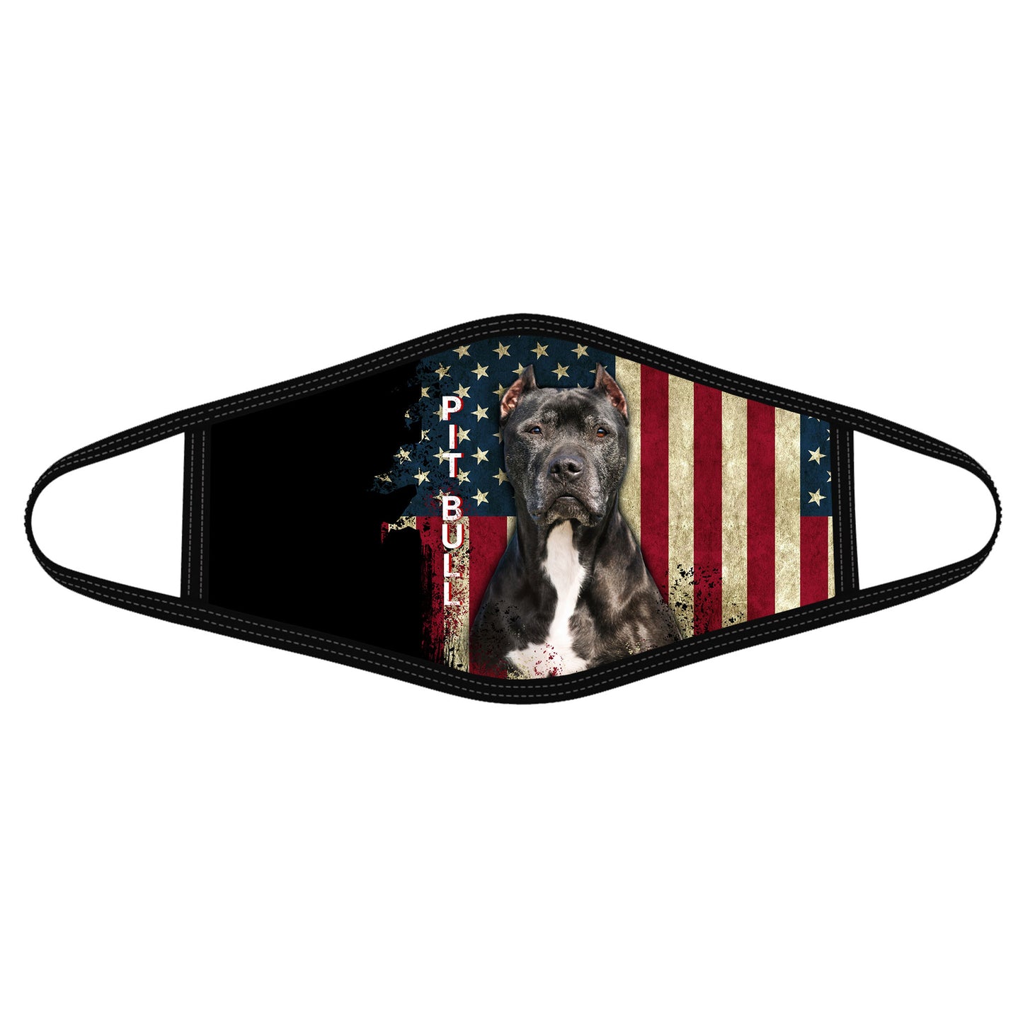 Pit Bull American Spirit - Dog Face Mask DL