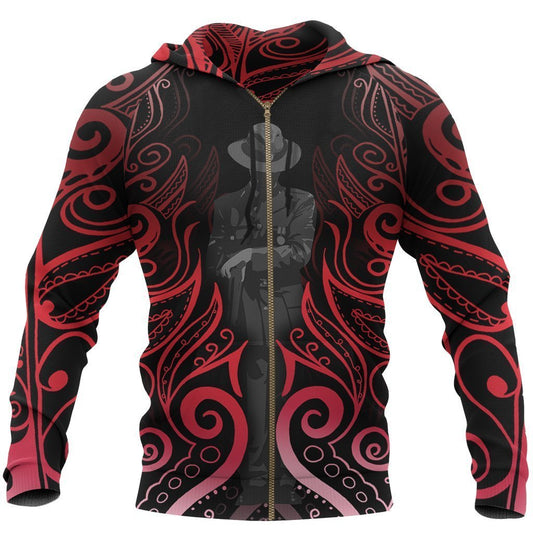 Anzac New Zealand - Light Silver Fern Full Zip Hoodie NNKANZ6 - Amaze Style™-Apparel