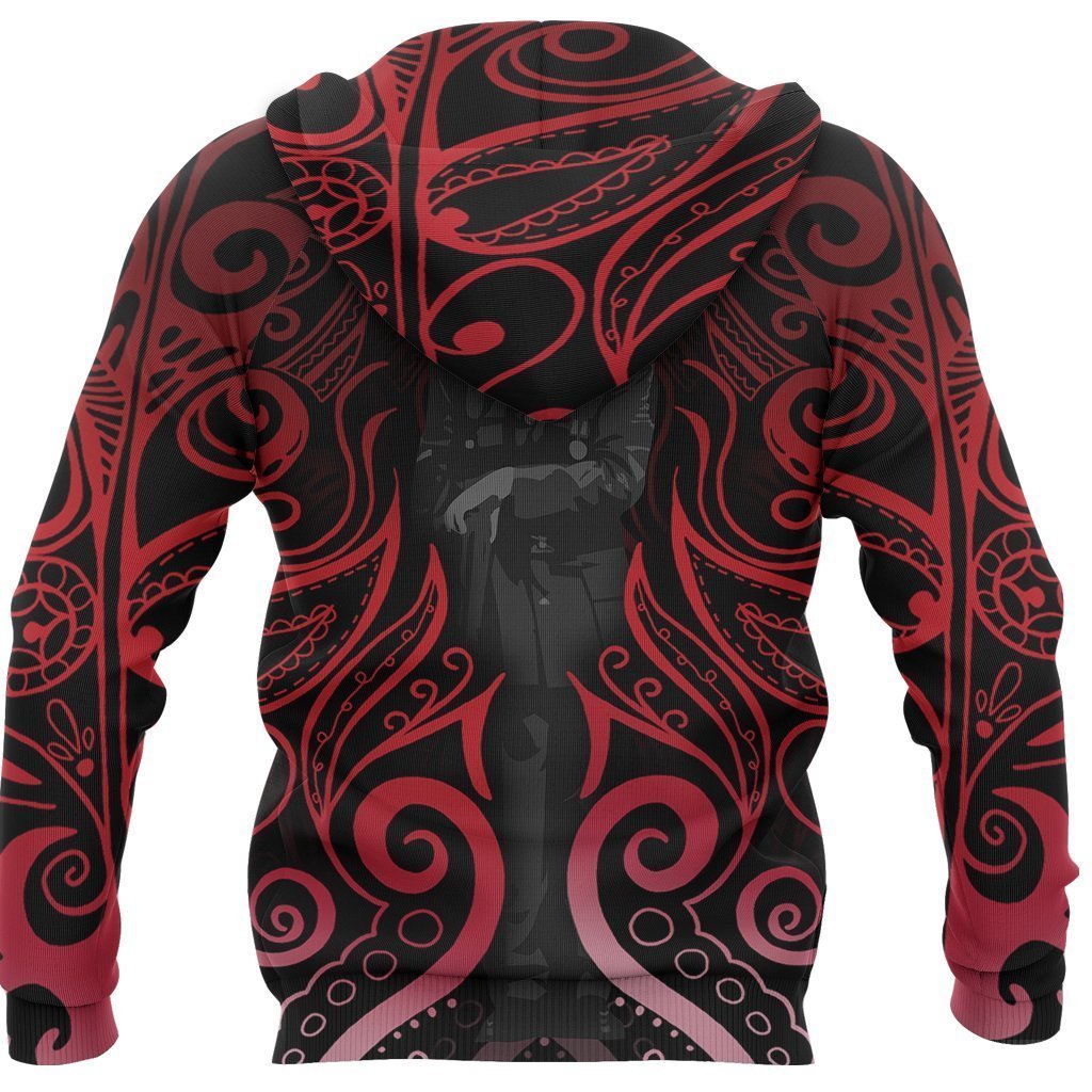 Anzac New Zealand - Light Silver Fern Full Zip Hoodie NNKANZ6 - Amaze Style™-Apparel