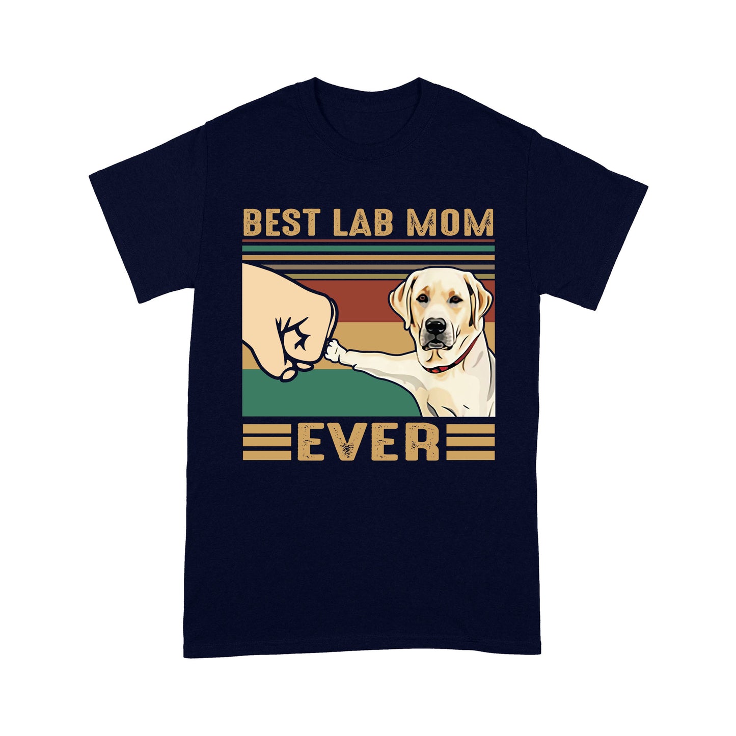 Labrador Dog T-shirt DL - Best Dog Mom T-shirt