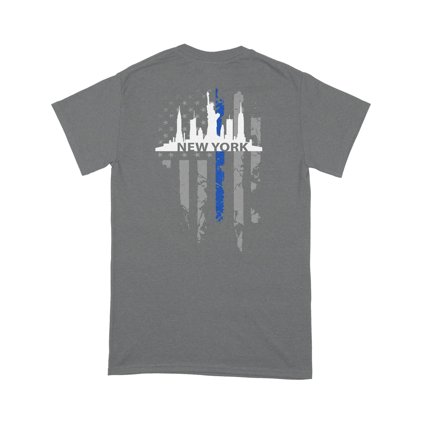 Thin Blue Line T-shirt Special Gift For Policeman New York Shirt