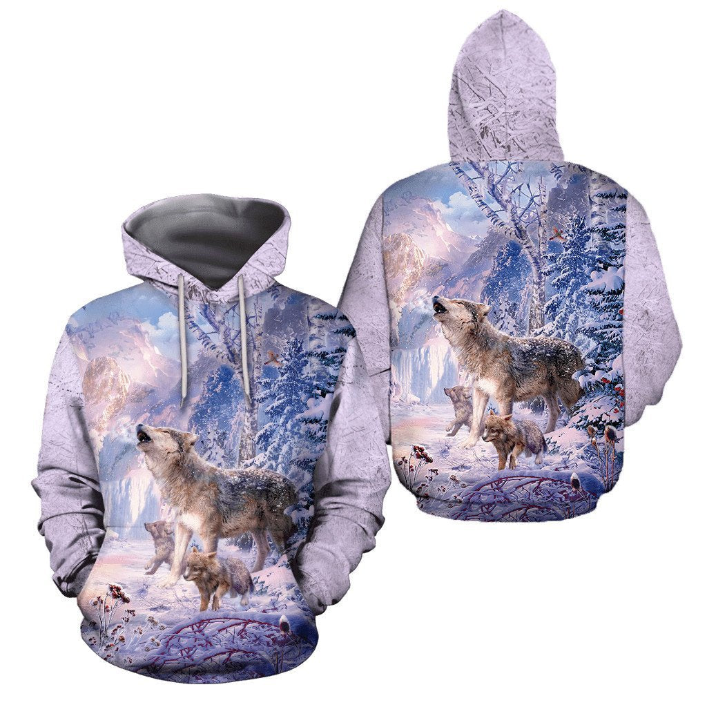 Wolf Native American 3D All Over Printed Unisex Shirts