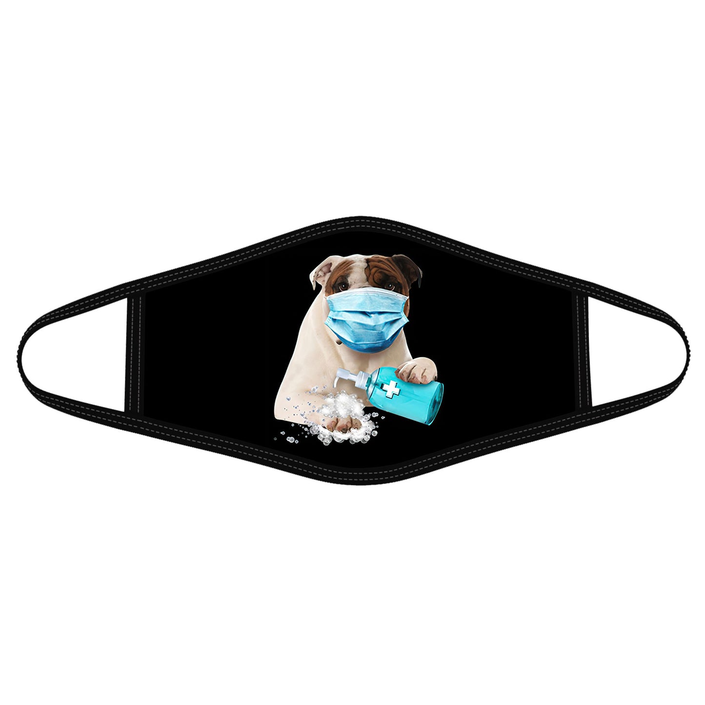 Dog Mask English Bulldog-Face Mask-Wash Mask - Face Mask CB