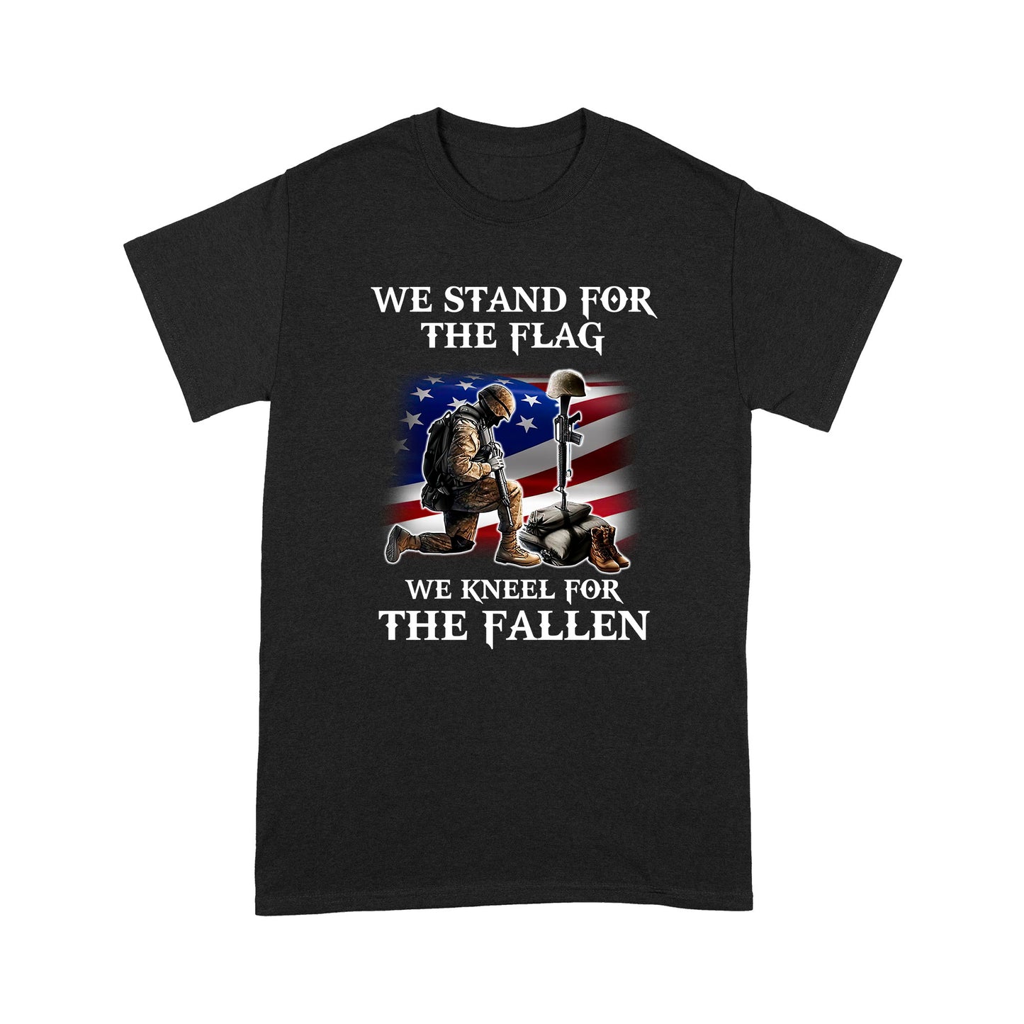 Stand For The Flag-Veteran Standard T-shirt TA