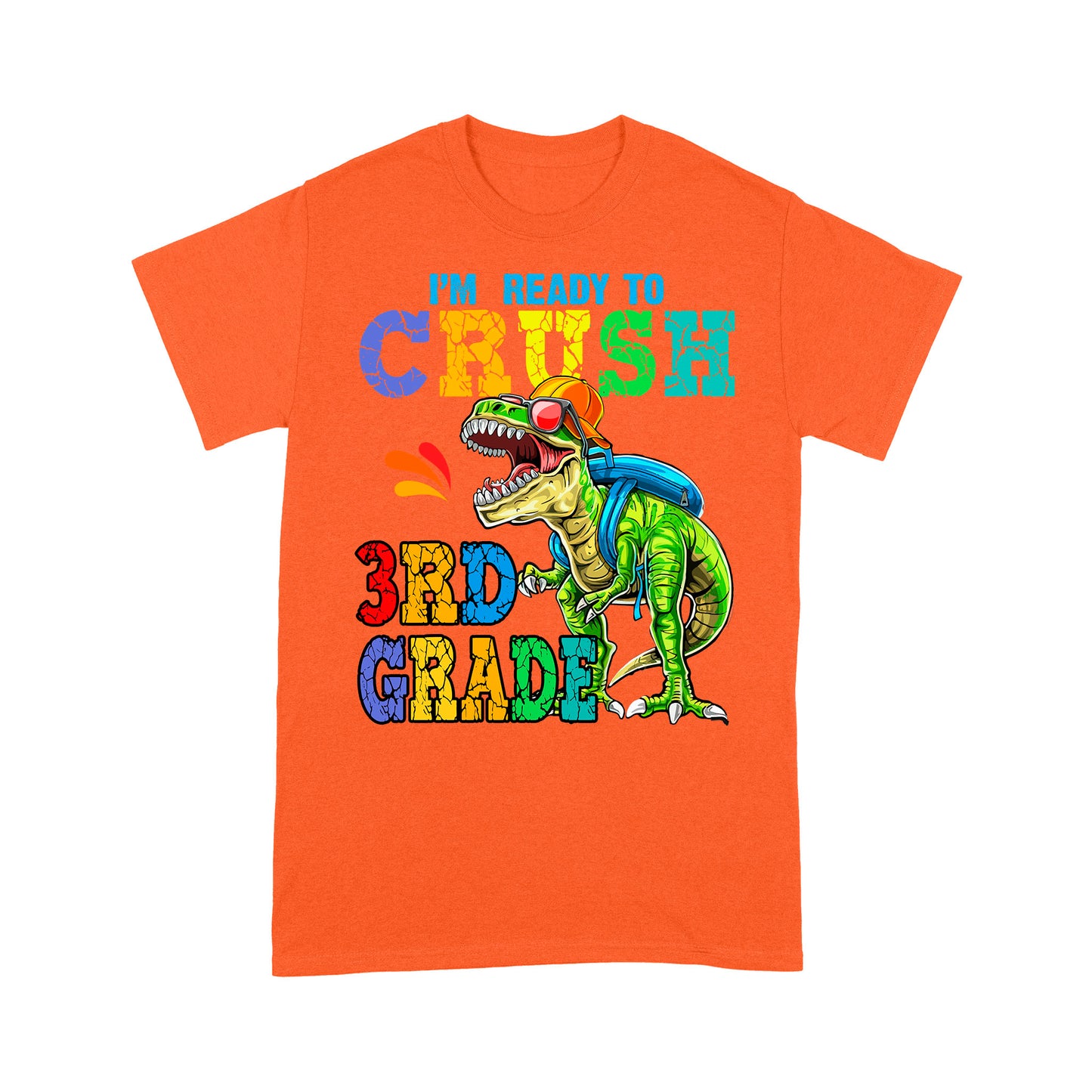 Personalized Custom Back To School Shirt, Ready To Crush 3th Grade, Back To School Gift