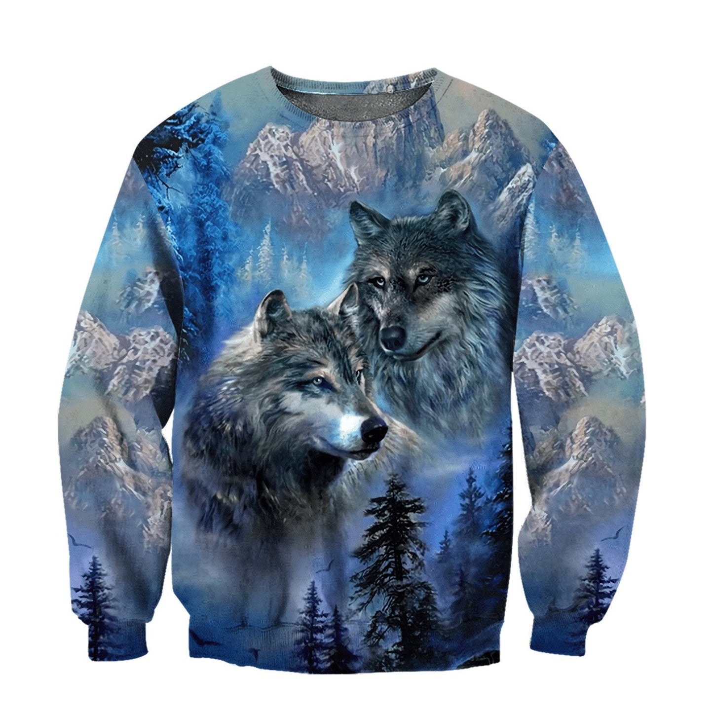 Wolf Native American 3D All Over Printed Unisex Shirts