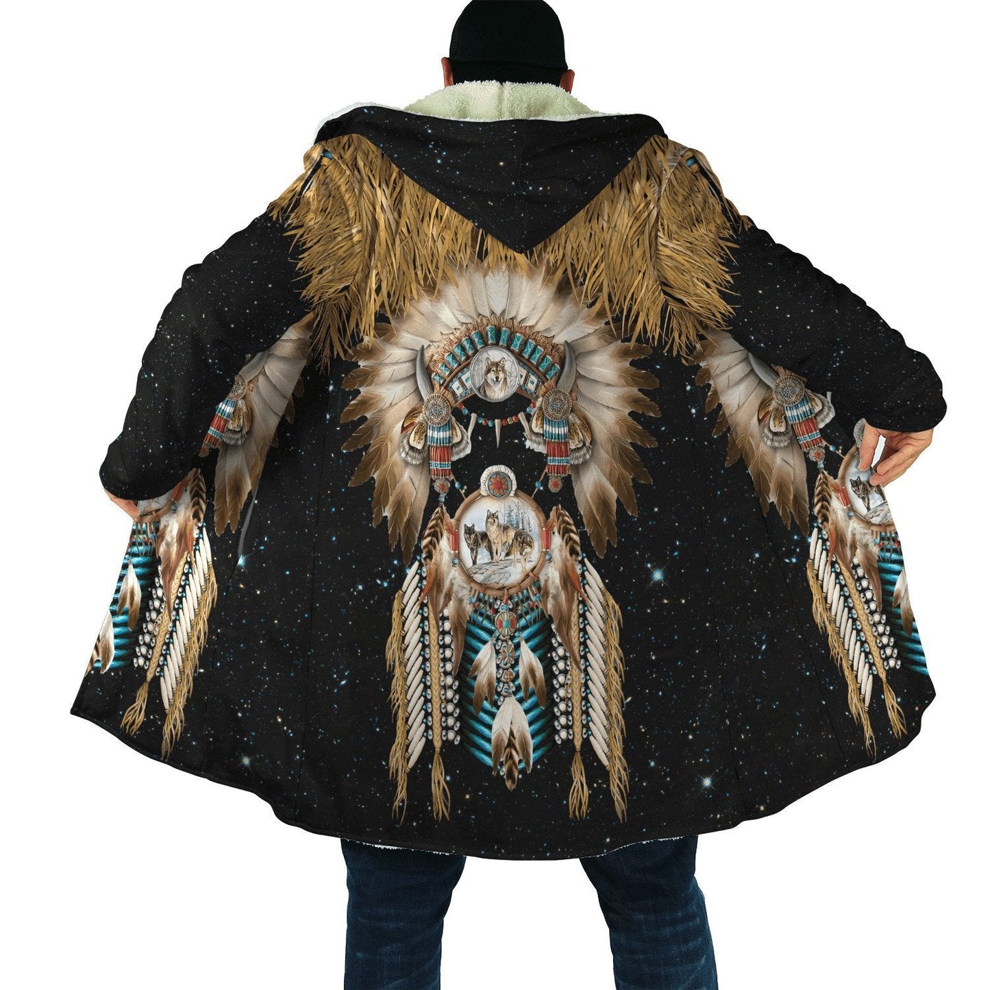 Wolf Native American 3D All Over Printed Unisex Shirts