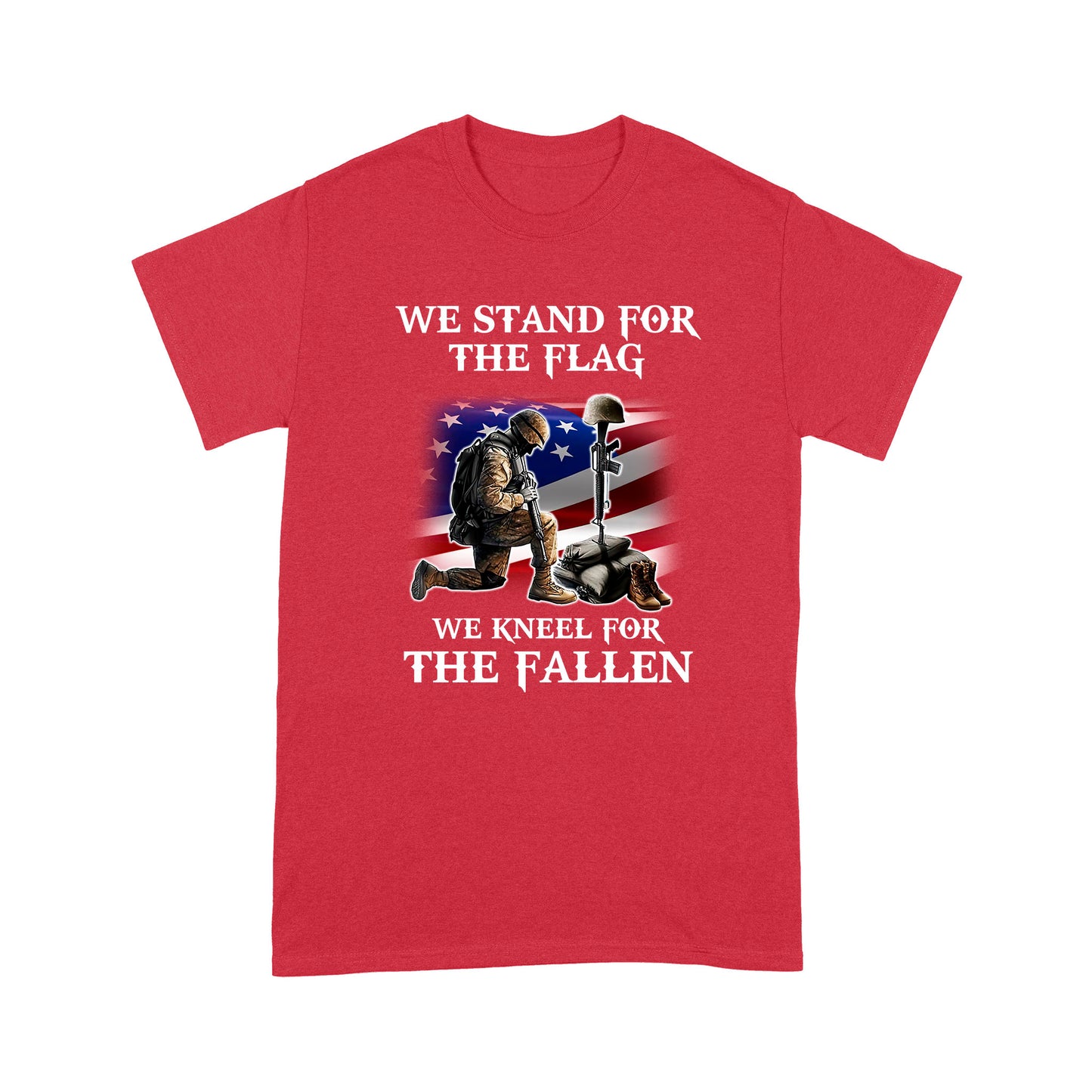 Stand For The Flag-Veteran Standard T-shirt TA