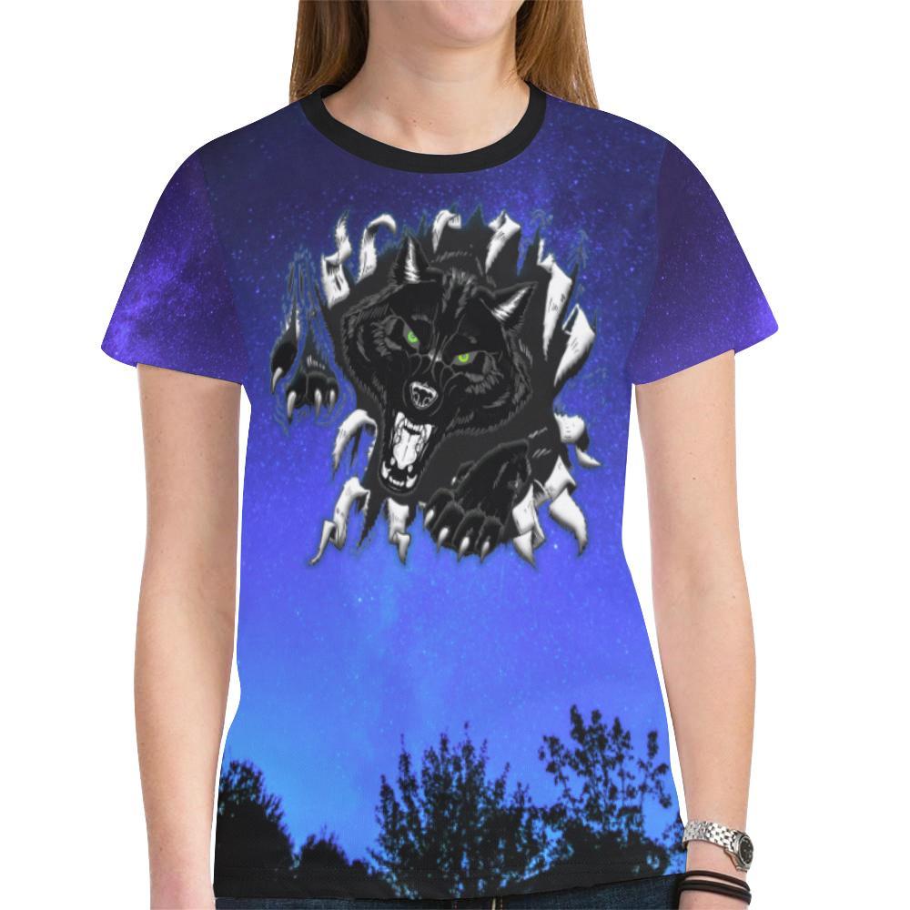 Viking T-shirt - Fenrir In The Sky A6 - Amaze Style™-NEW ALL OVER PRINT T-SHIRTS
