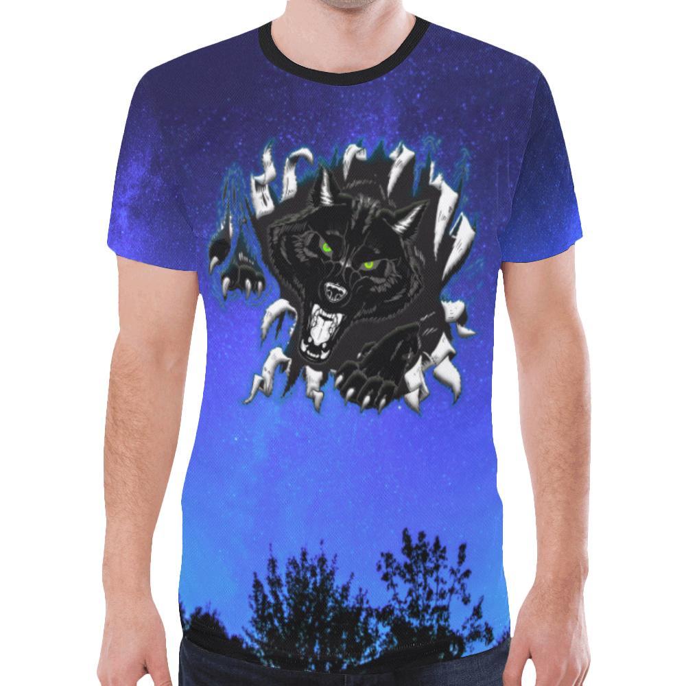 Viking T-shirt - Fenrir In The Sky A6 - Amaze Style™-NEW ALL OVER PRINT T-SHIRTS