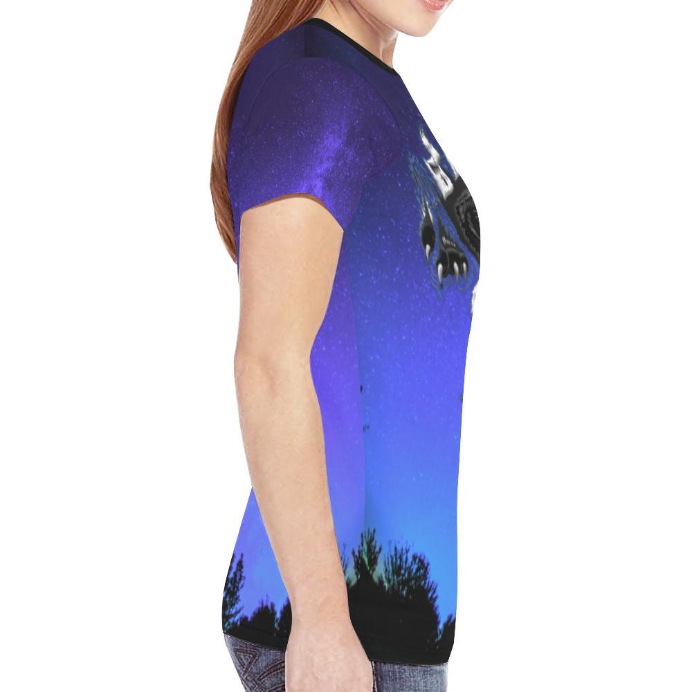 Viking T-shirt - Fenrir In The Sky A6 - Amaze Style™-NEW ALL OVER PRINT T-SHIRTS