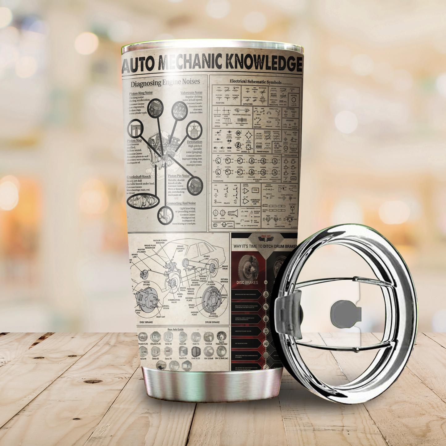 Auto Mechanic Knowledge Tumbler TN