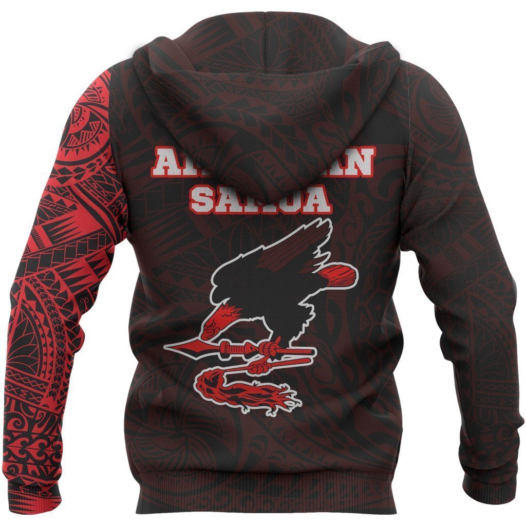American Samoa In My Heart Polynesian Hoodie Red PL - Amaze Style™-Apparel