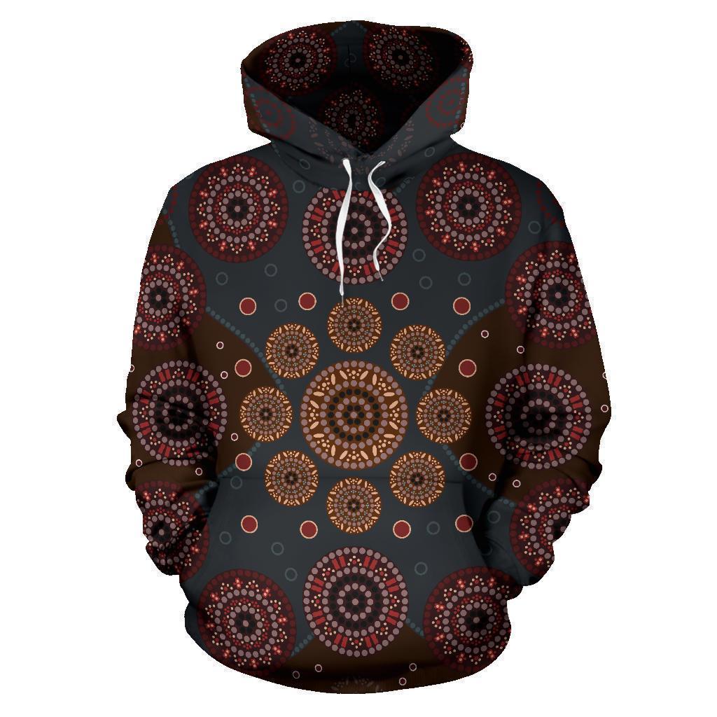 Australia All Over Hoodie Australia Pattern- NNK1480 - Amaze Style™-Apparel