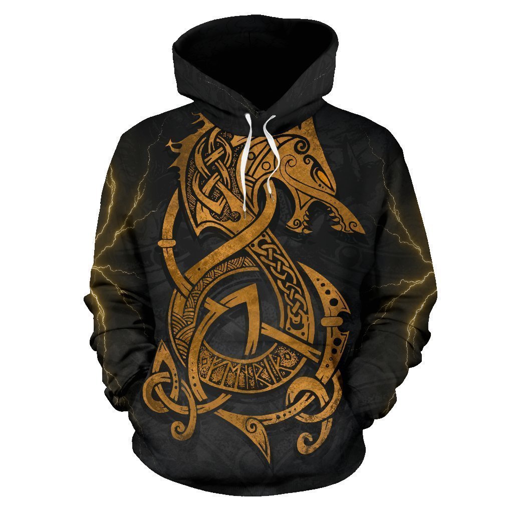 Viking Hoodie - Fenrir Storm - Amaze Style™-Apparel