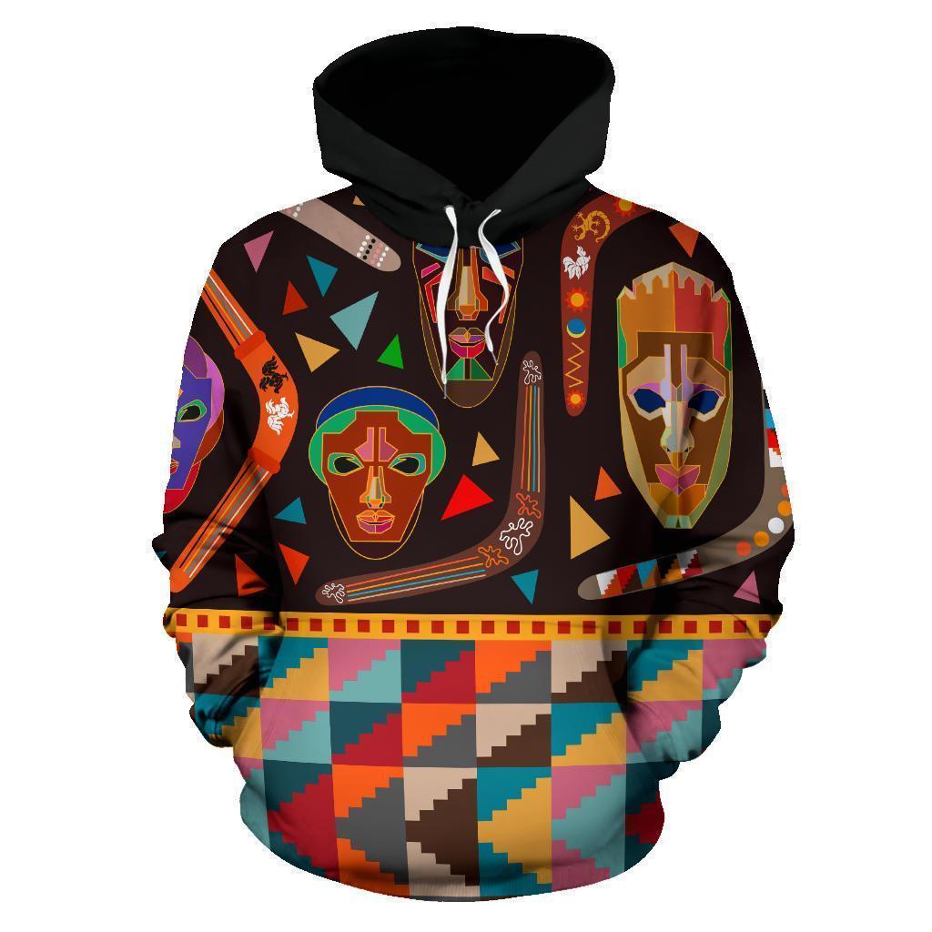 Australia Hoodie Boomerangs With Masks- NNK1471 - Amaze Style™-Apparel