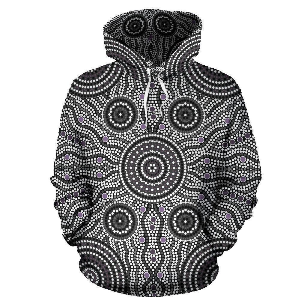 Australia All Over Hoodie Australia Pattern- NNK1478 - Amaze Style™-Apparel