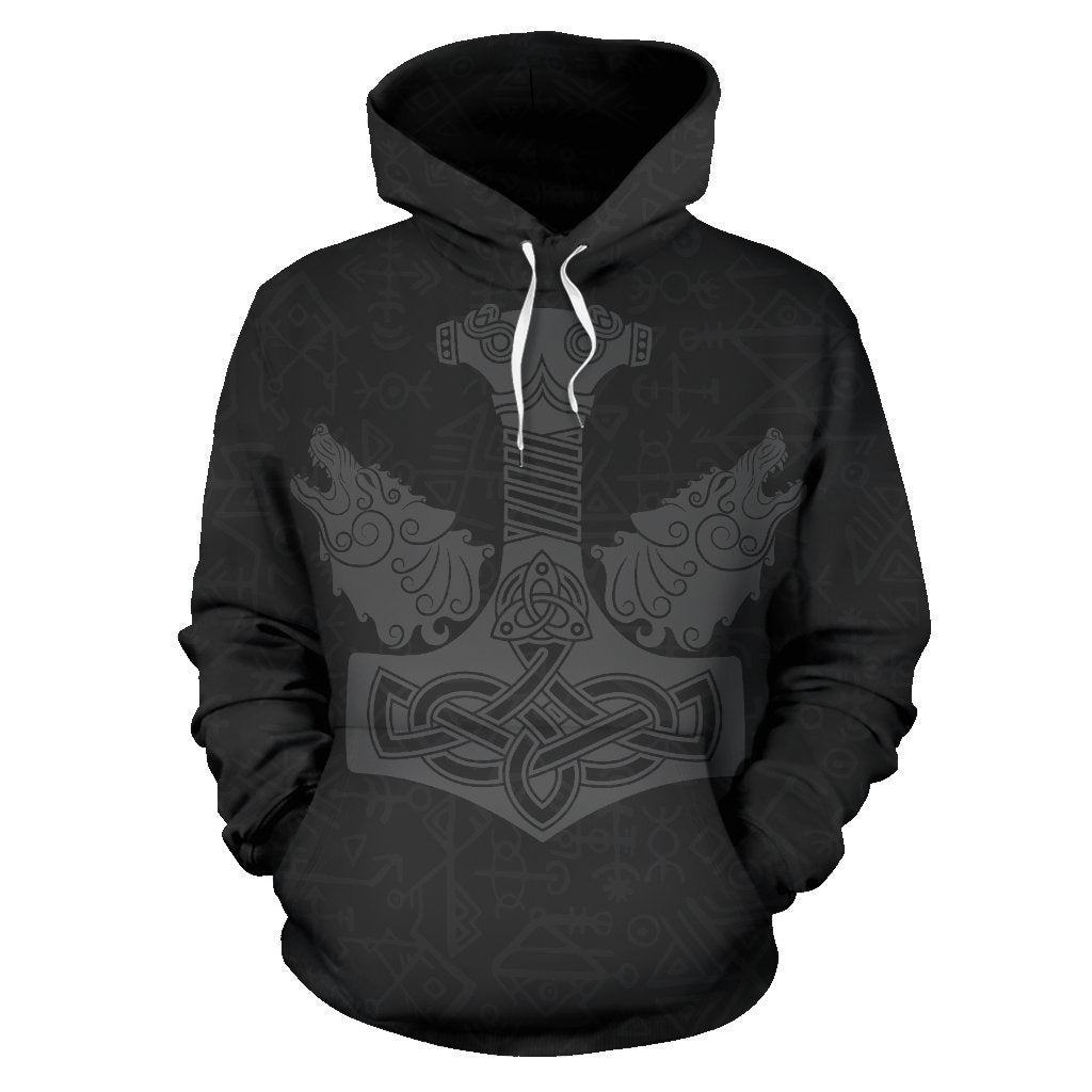 Thor s hammer Hoodie Patterns Viking TH5 - Amaze Style™-ALL OVER PRINT HOODIES (P)