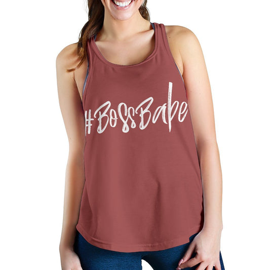 Breadwinner Powerlips #BossBabe - Women's Racerback Tank Top-Amaze Style™-Racerback Tank Top - Breadwinner Powerlips #BossBabe - Women's Racerback Tank Top-XS-Vibe Cosy™