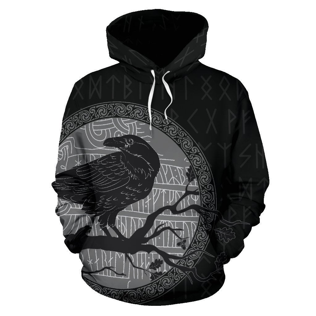 Viking Ravens - God's Guardian Hoodie - Amaze Style™-ALL OVER PRINT HOODIES (P)
