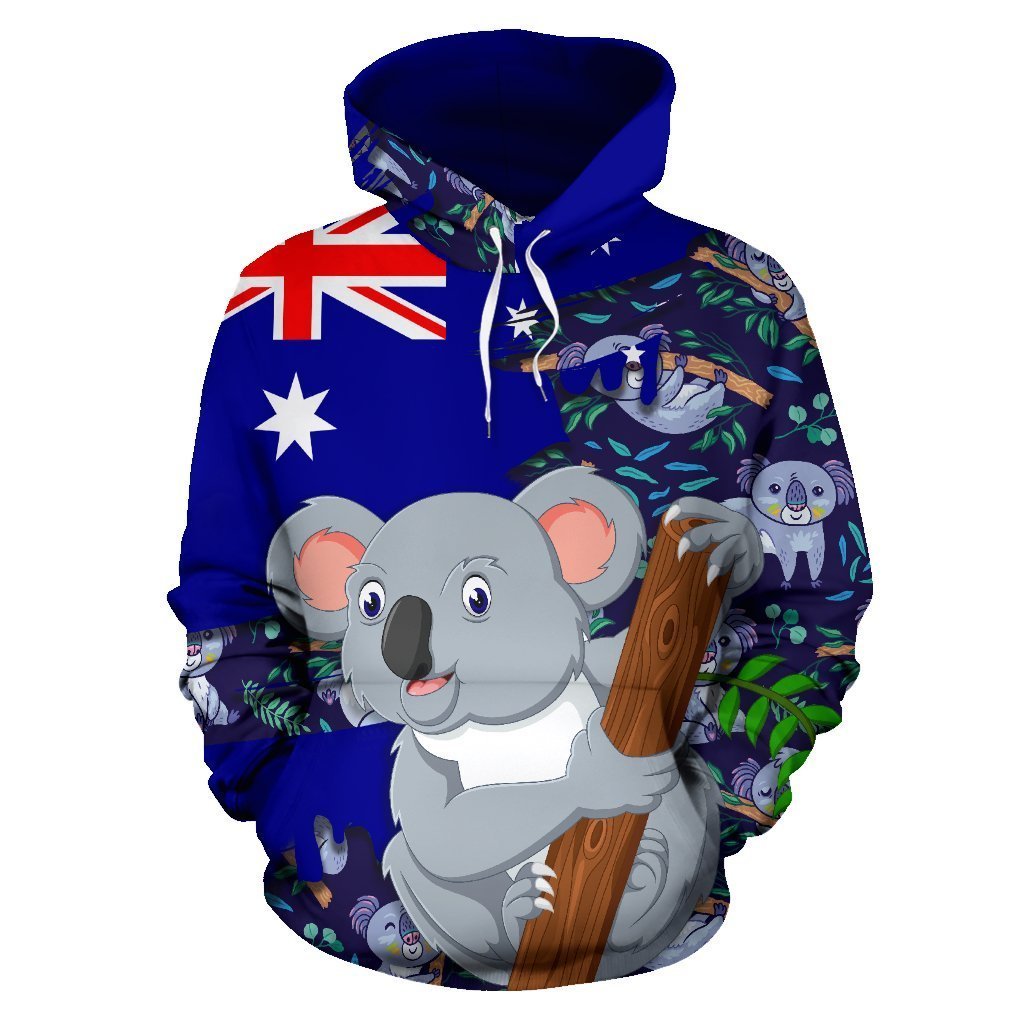 Australia Koala All Over Hoodie JT6 - Amaze Style™-ALL OVER PRINT HOODIES (P)