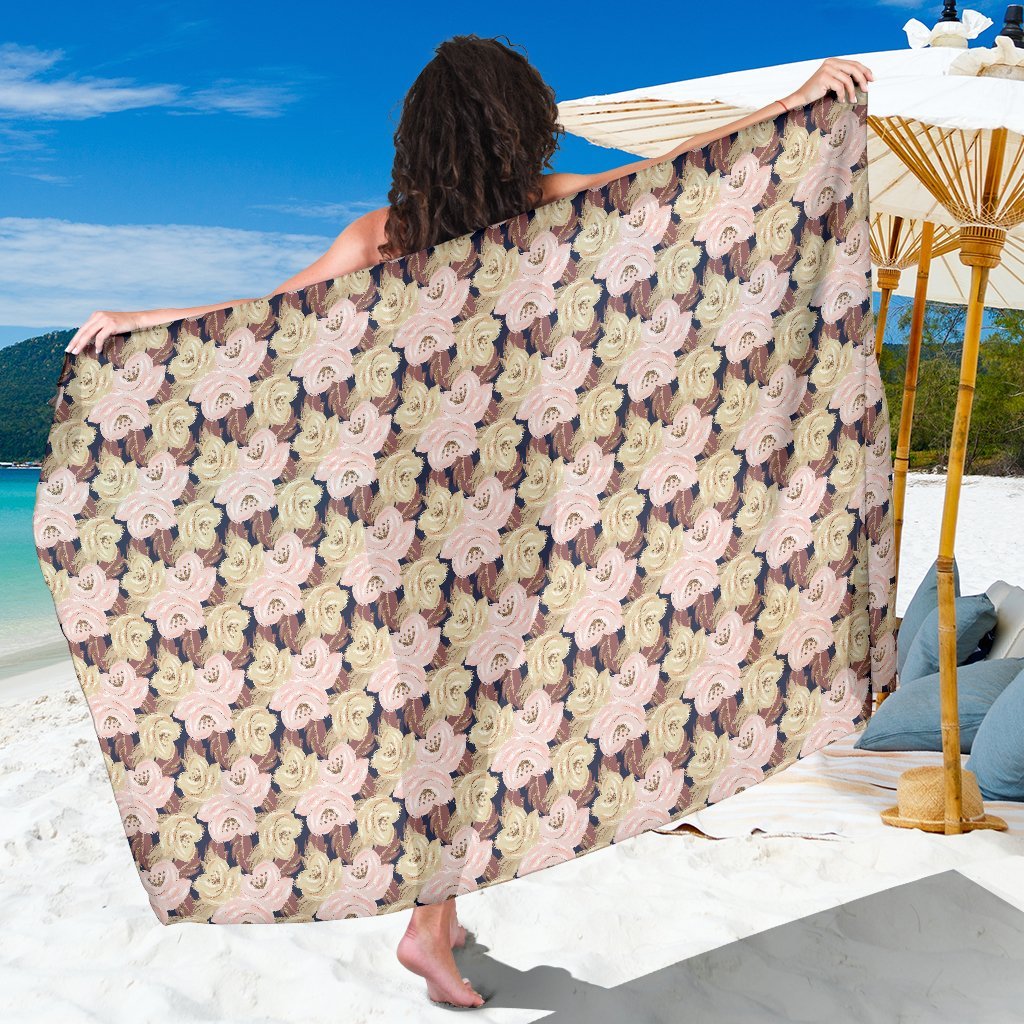 Autumn Fall Large Bloom - Sarong Wrap-Amaze Style™-Autumn Fall Large Bloom - Sarong Wrap-Vibe Cosy™