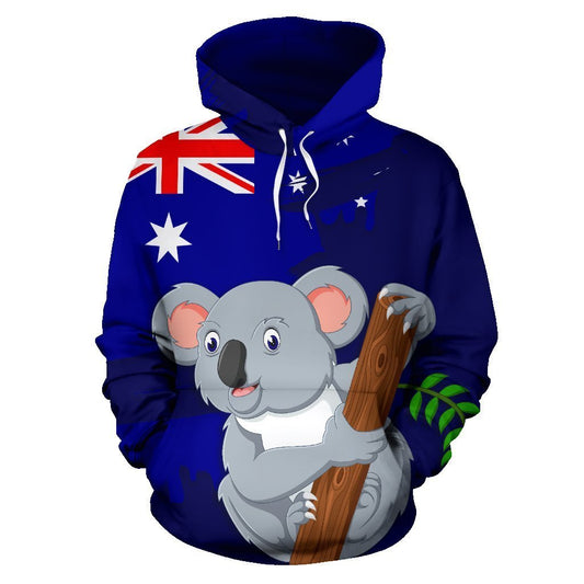 Australian Koala All Over Hoodie - Amaze Style™-ALL OVER PRINT HOODIES (P)