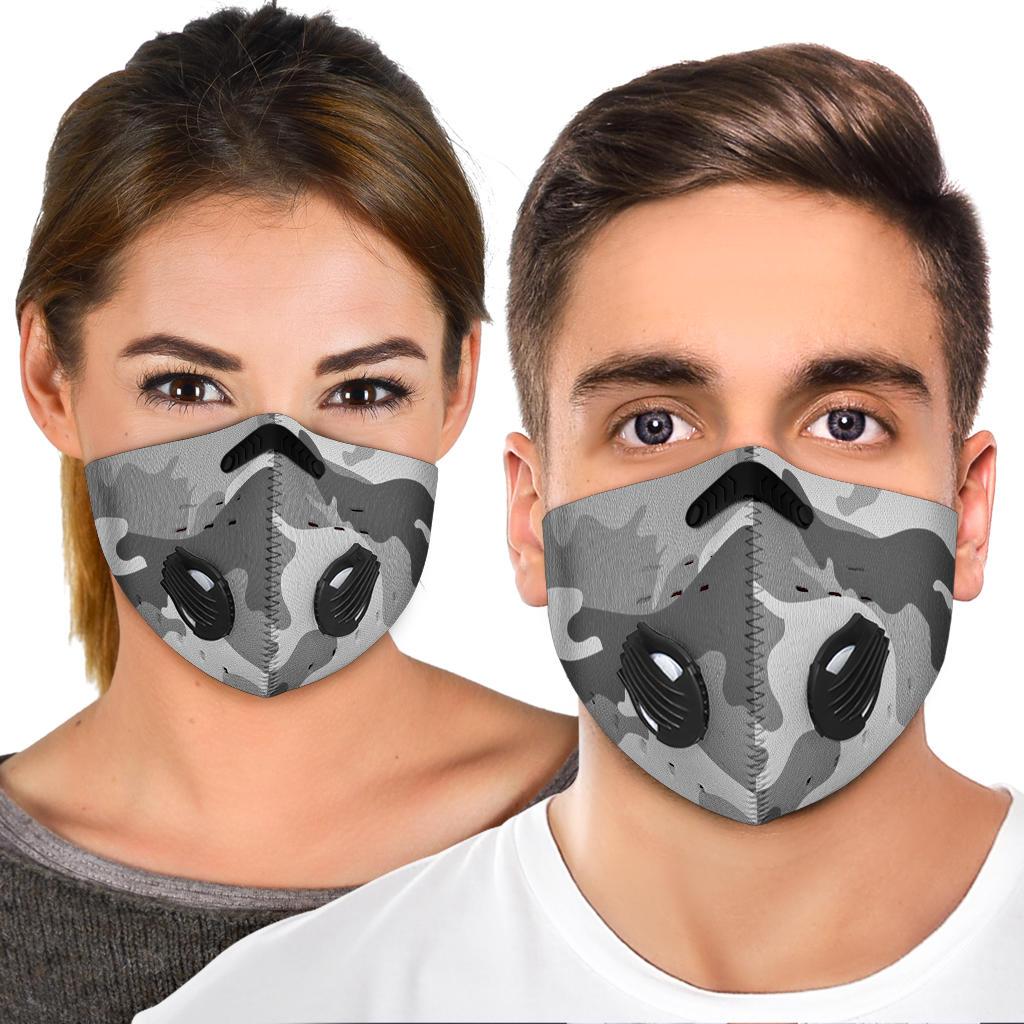 White Camo Premium Face Mask-Amaze Style™-Premium Face Mask - White Camo Premium Face Mask-Universal Fit-Vibe Cosy™