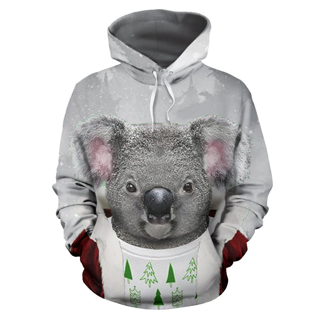 Australia Koala Claus Christmas™ Hoodie - Amaze Style™-ALL OVER PRINT HOODIES (P)