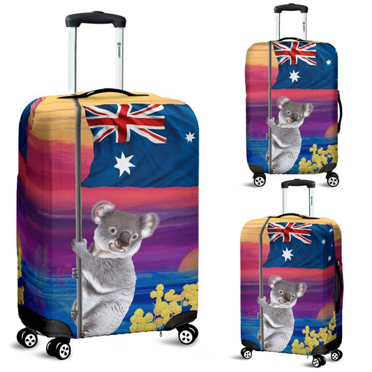AUSTRALIA CLIMBING KOALA LUGGAGE COVER K5 - Amaze Style™-LUGGAGE COVERS