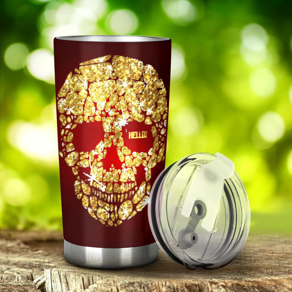 Teschio e Oro-Amaze Style™-Tumbler - Teschio e Oro-20oz Large-Vibe Cosy™