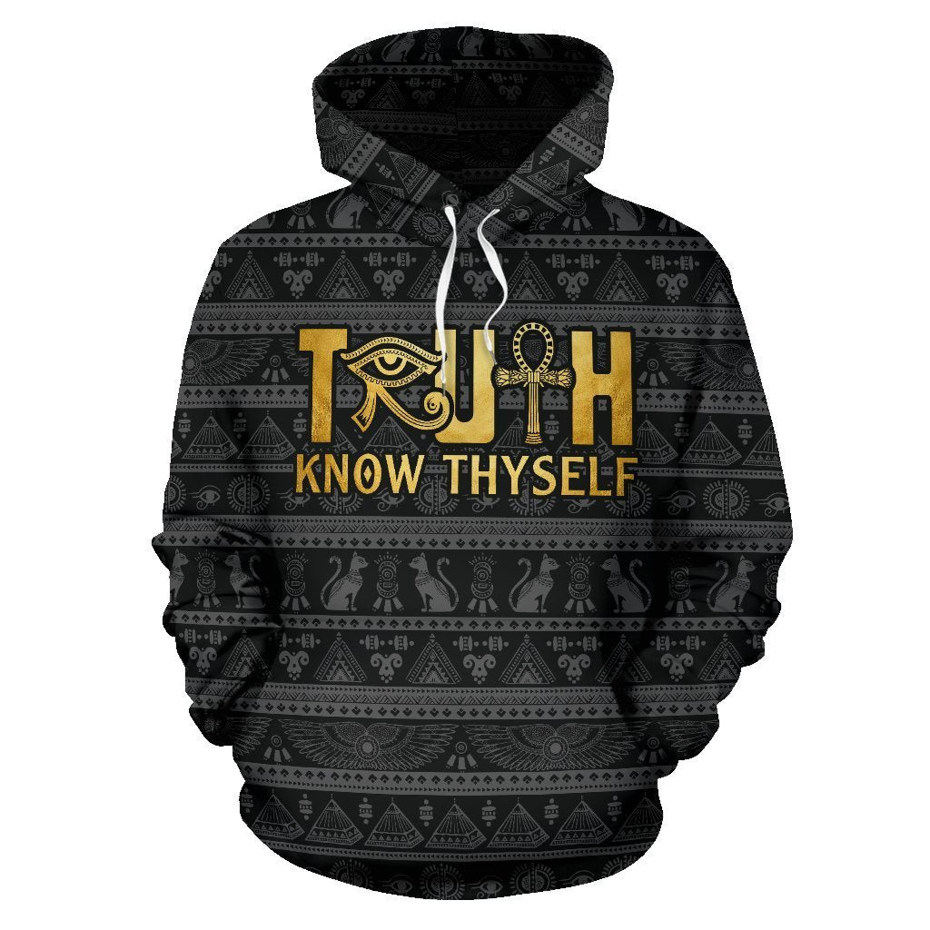 African Hoodie - African Truth Know Thyself Hoodie - Amaze Style™-ALL OVER PRINT HOODIES