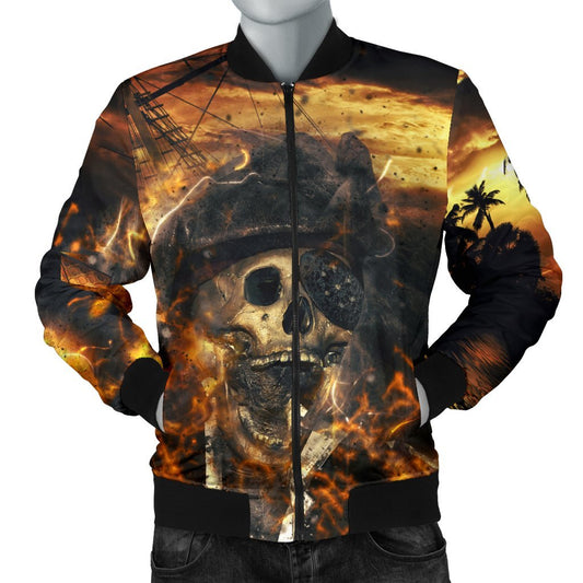 Ultimo Pirati-Amaze Style™-Men's Bomber Jacket - Ultimo Pirati-S-Vibe Cosy™