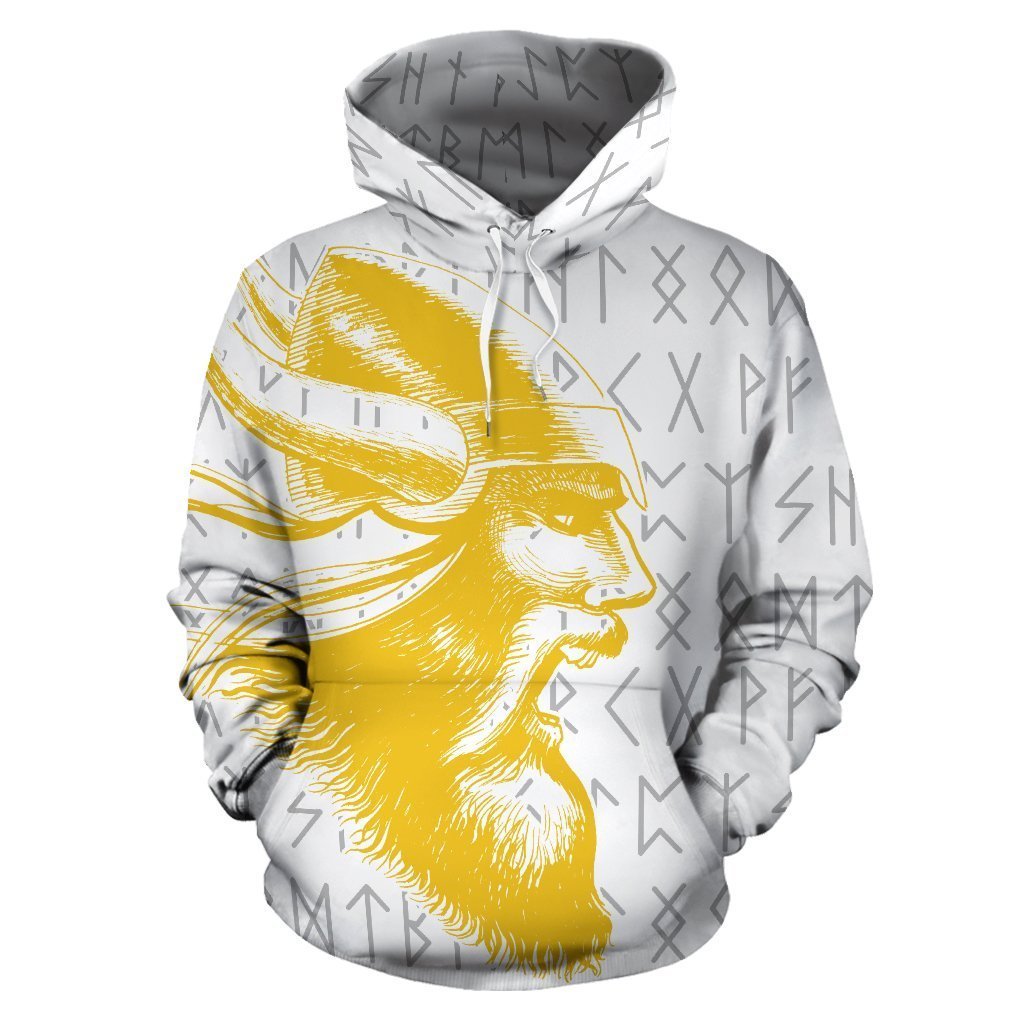 Vikings Warrior™ Hoodie White Ver TH7 AH0012 - Amaze Style™-ALL OVER PRINT HOODIES (P)