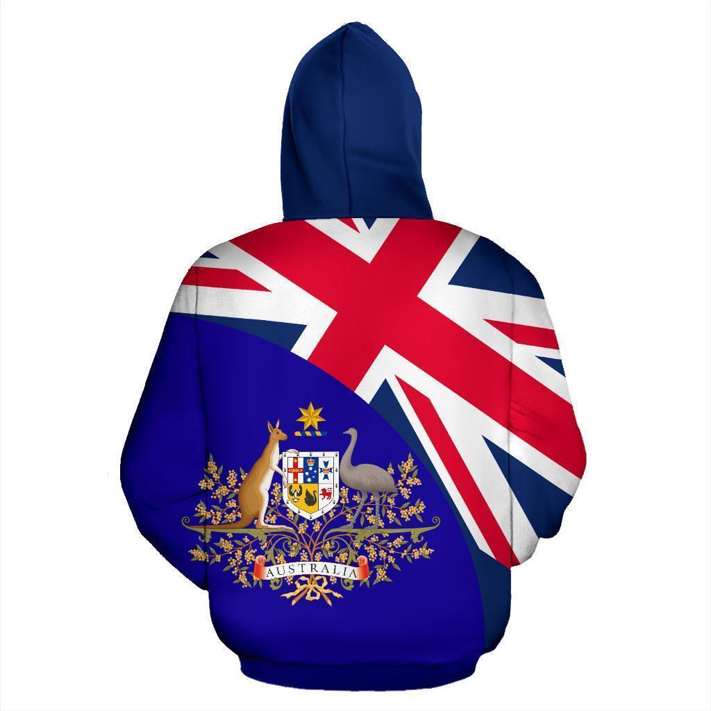 Australia Hoodie Wave Flag Color 01 -NNK1486 - Amaze Style™-Apparel