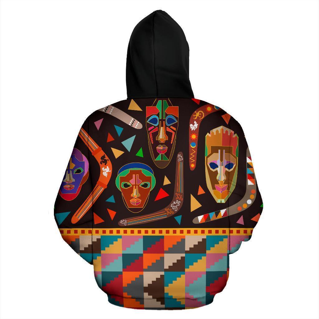 Australia Hoodie Boomerangs With Masks- NNK1471 - Amaze Style™-Apparel