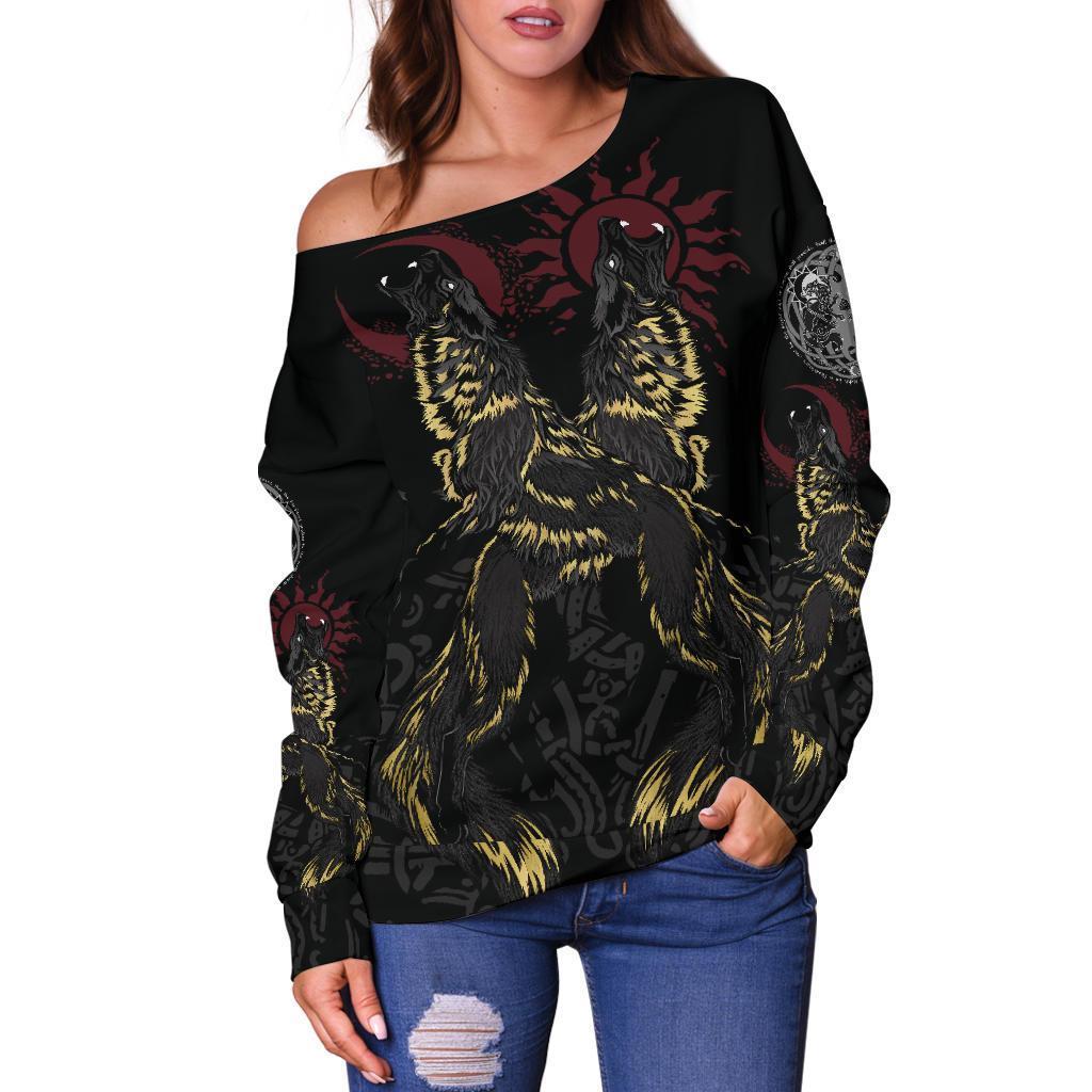 Vikings - The Wolves Skoll and Hati - Amaze Style™-Apparel