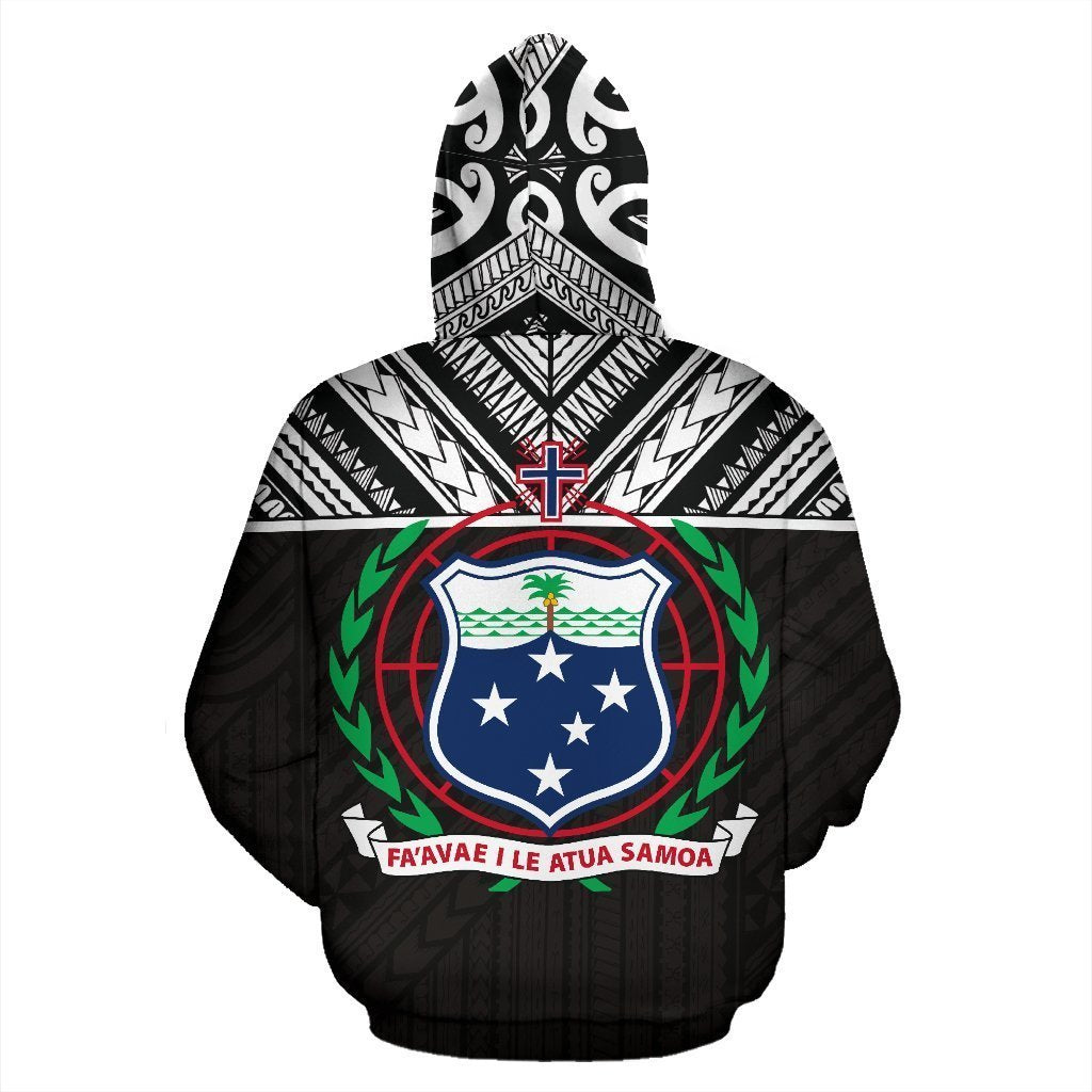 American Samoa And Samoa All Over Hoodie - PL - Amaze Style™-ALL OVER PRINT HOODIES (P)