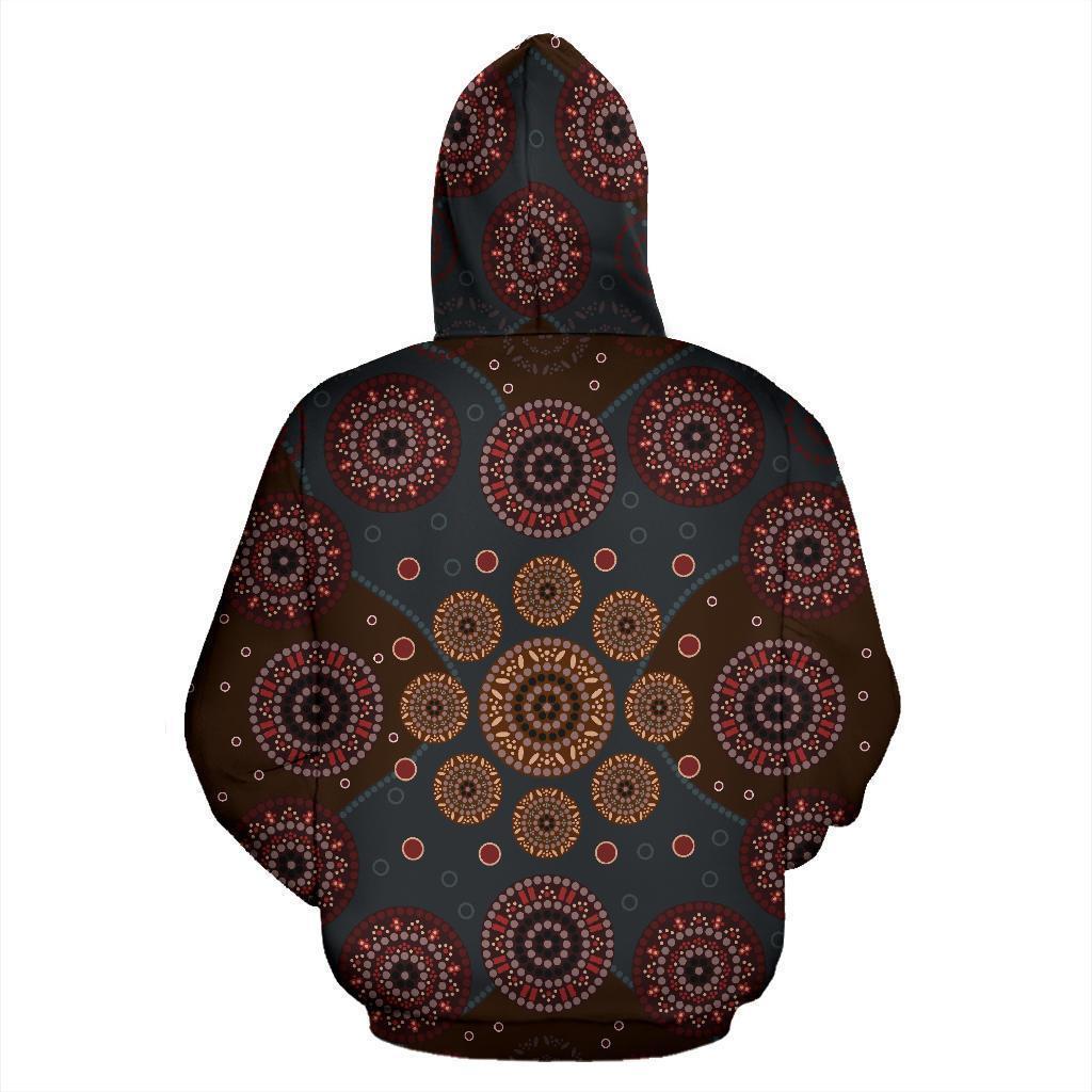 Australia All Over Hoodie Australia Pattern- NNK1480 - Amaze Style™-Apparel