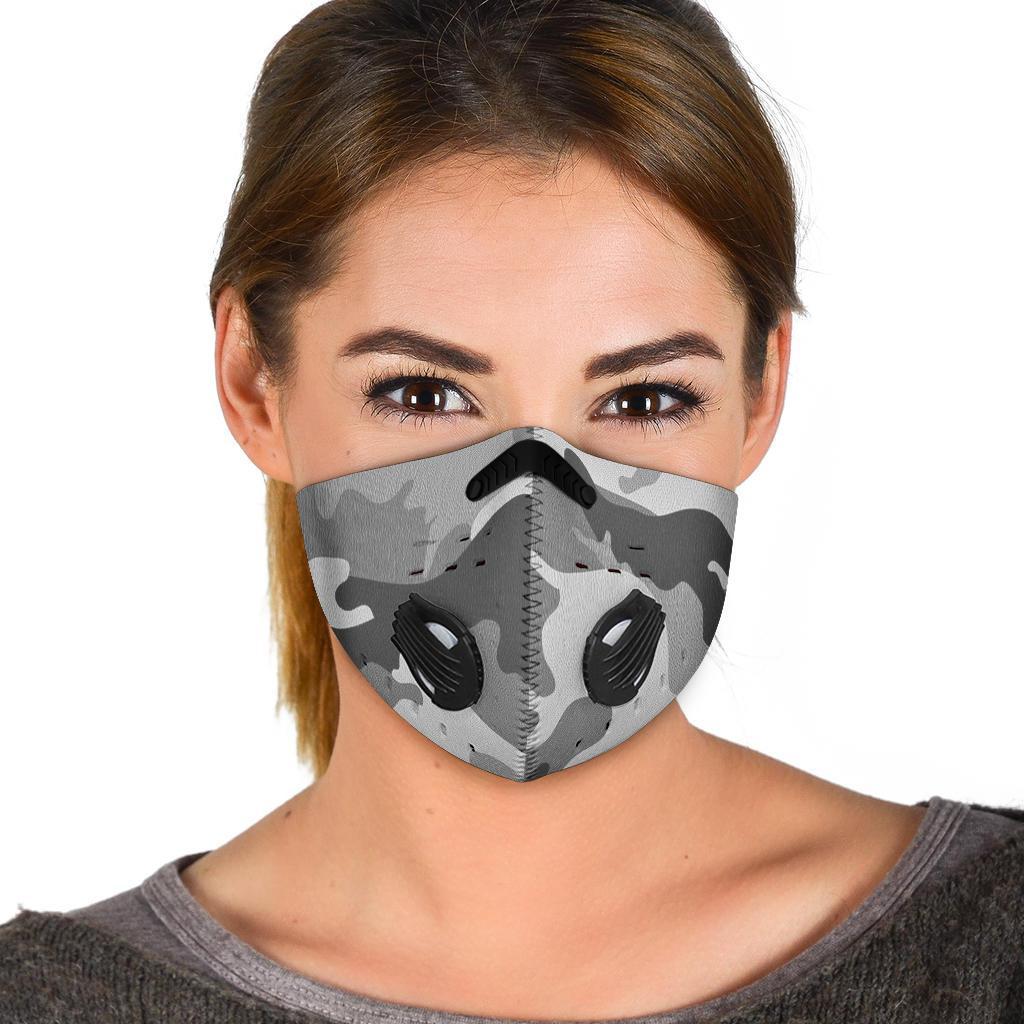 White Camo Premium Face Mask-Amaze Style™-Premium Face Mask - White Camo Premium Face Mask-Universal Fit-Vibe Cosy™