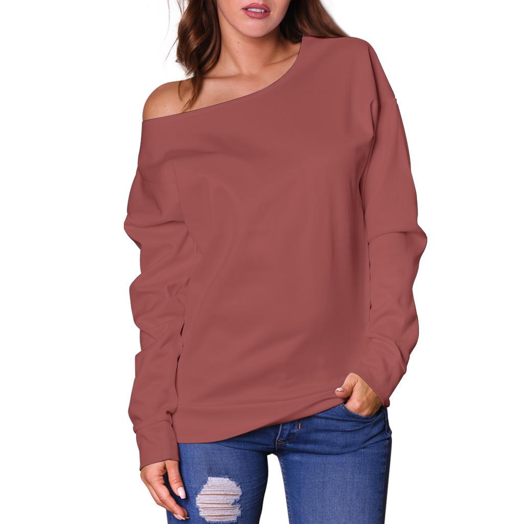 Breadwinner Powerlips - Women's Off Shoulder Sweater-Amaze Style™-Women's Off Shoulder Sweater - Breadwinner Powerlips - Women's Off Shoulder Sweater-2XS-Vibe Cosy™