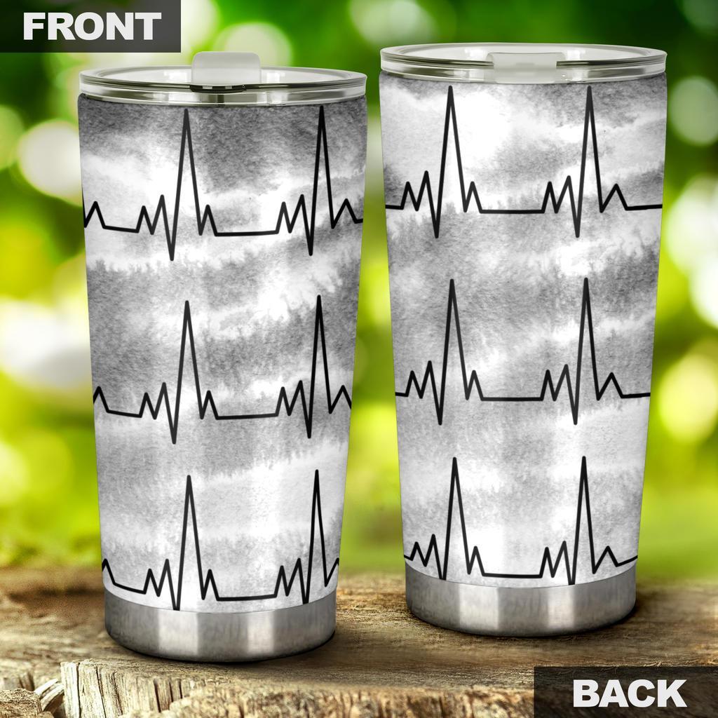Tumbler Heartbeat-Amaze Style™-Tumbler - Tumbler Heartbeat-20oz Large-Vibe Cosy™