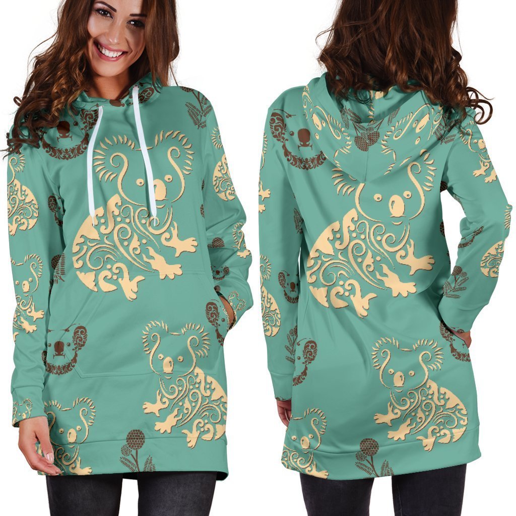 Australia Koala Women's Hoodie Dress NN8 - Amaze Style™-HOODIE DRESSES