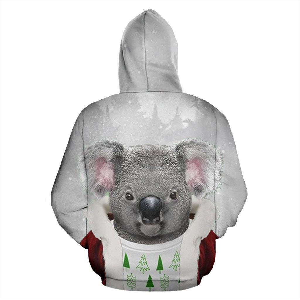 Australia Koala Claus Christmas™ Hoodie - Amaze Style™-ALL OVER PRINT HOODIES (P)