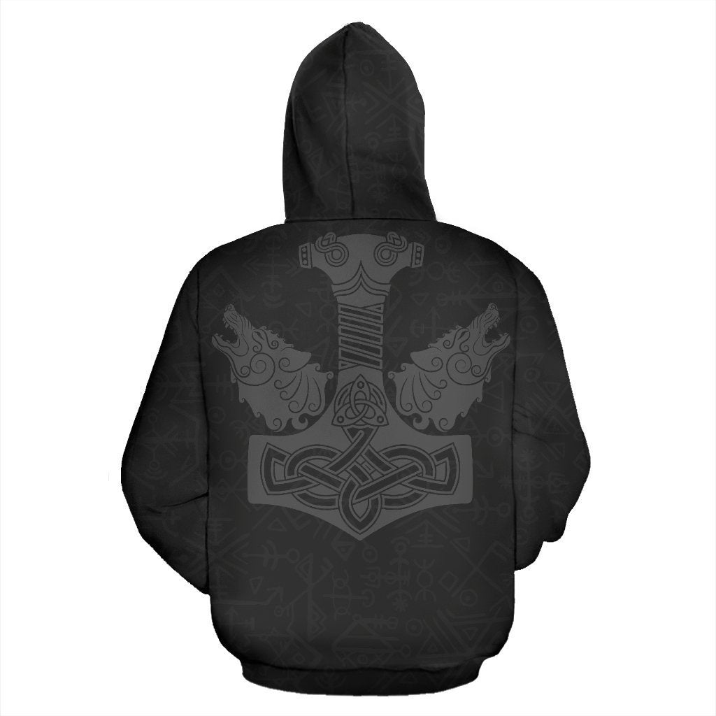 Thor s hammer Hoodie Patterns Viking TH5 - Amaze Style™-ALL OVER PRINT HOODIES (P)