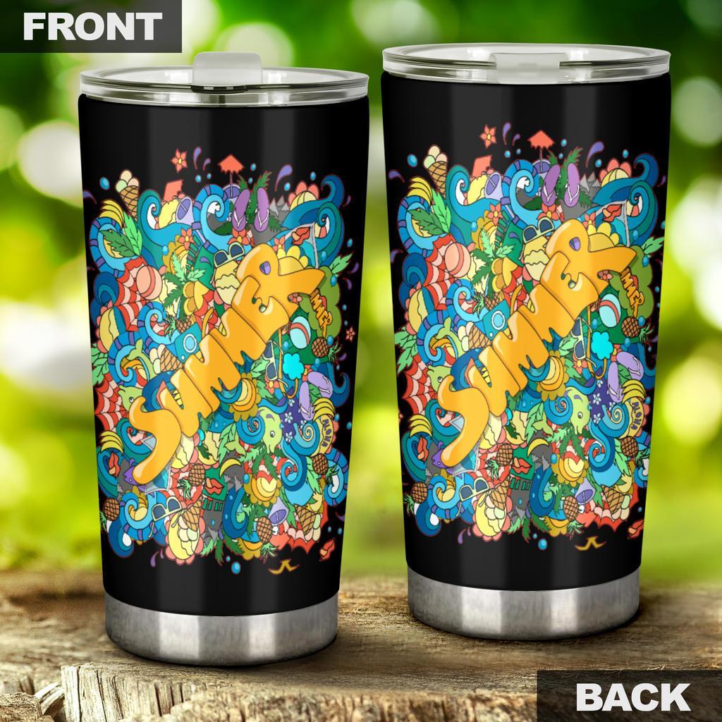 Summer - Nero -Amaze Style™-Tumbler - Summer - Nero -20oz Large-Vibe Cosy™