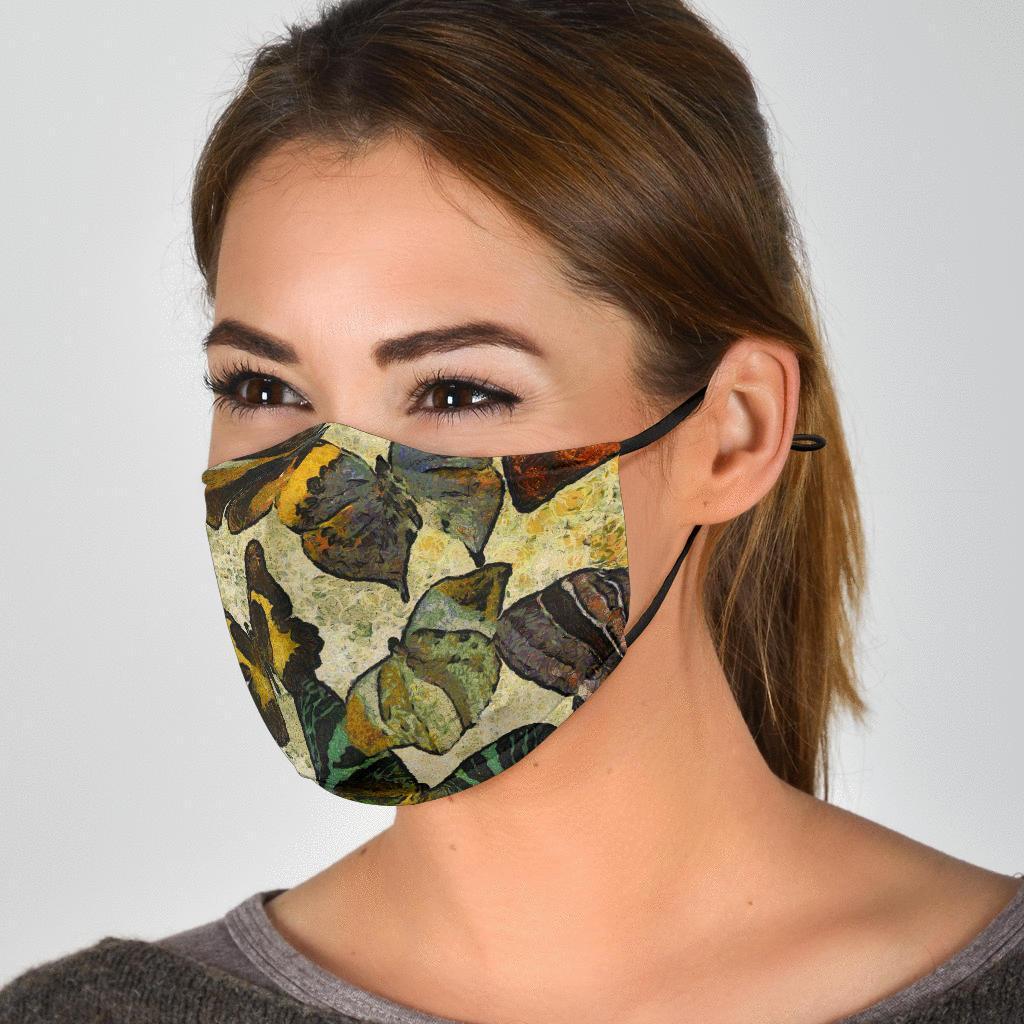 Butterfly Collection Adjustable Face Mask-Amaze Style™-Face Mask - Butterfly Collection Adjustable Face Mask-Adult Mask + 2 FREE Filters (Age 13+)-Vibe Cosy™