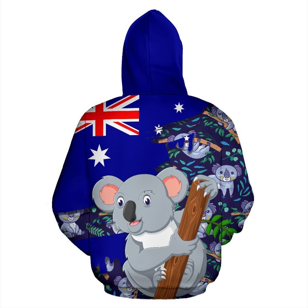 Australia Koala All Over Hoodie JT6 - Amaze Style™-ALL OVER PRINT HOODIES (P)