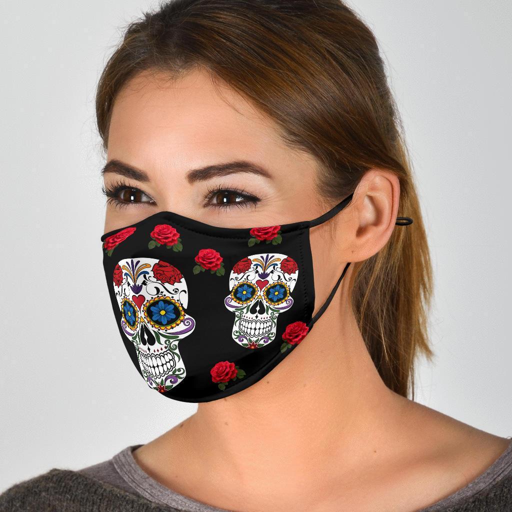 Sugar Skull-Amaze Style™-Face Mask - Sugar Skull-Adult Mask + 2 FREE Filters (Age 13+)-Vibe Cosy™