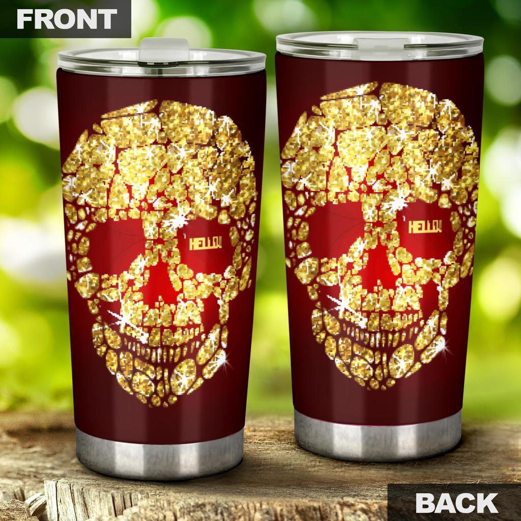 Teschio e Oro-Amaze Style™-Tumbler - Teschio e Oro-20oz Large-Vibe Cosy™